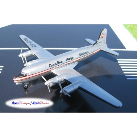 Plane metal model - Canadian Pacific Airl CL-4 North Star CF-CPR 'Empress of Vancouver' 