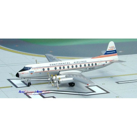 Maquette métal - Continental Airlines Viscount 800 N241V
