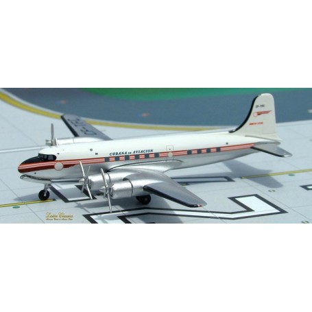 Maquette métal - Cubana de Aviacion CL-4 North Star CF-TFC - TCA Hybrid 