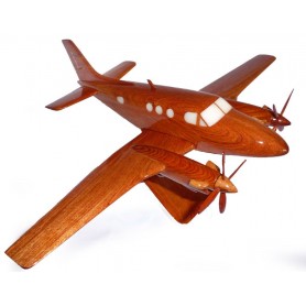 Maquette avion bois naturel 63 pièces