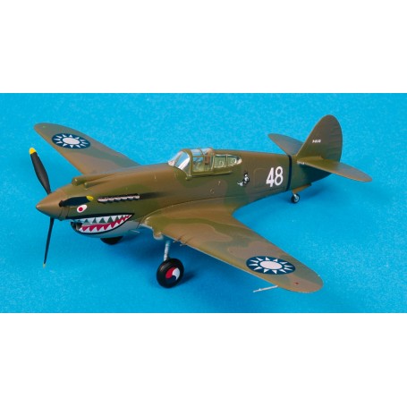 Maqueta de plástico - P-40B Flying Tigers 2nd Squadron - Easy Models 1/72 - Pack 2