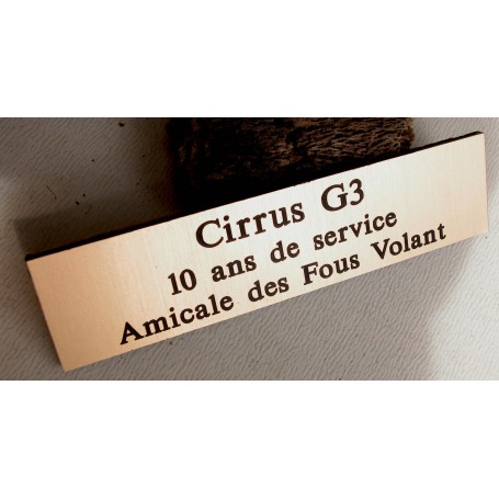 Personalized name plate- aero-passion.fr