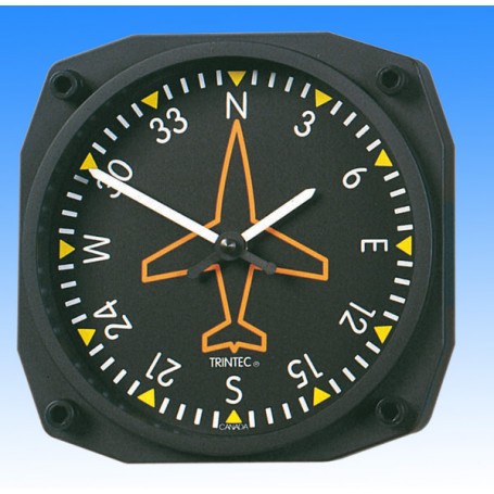 Gyroscope Directionnel  style - Horloge Murale  17x17cm