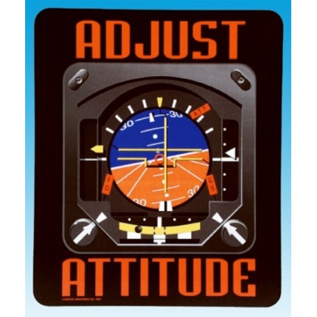 Adjust Your Attitude Mousepad / Tapis souris  22.50x19cm