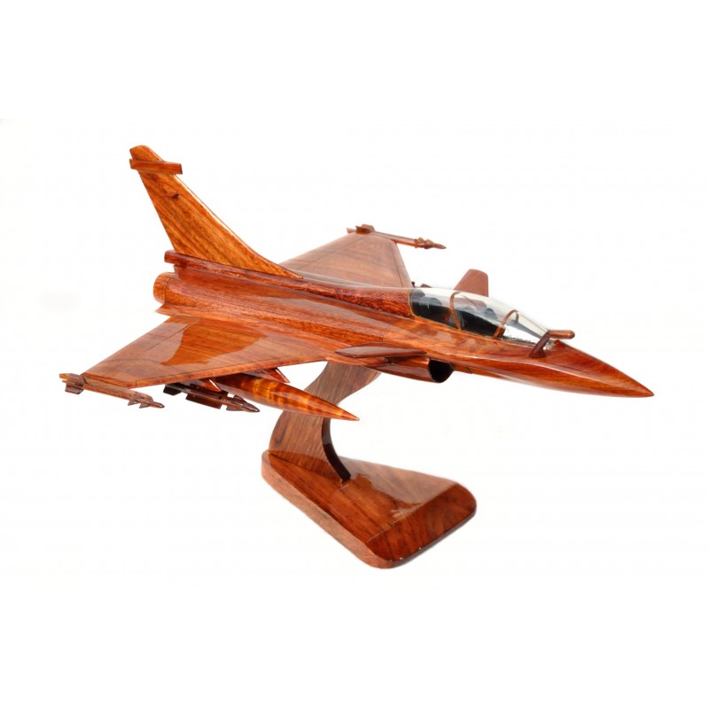 Rafale Dassault B Bi-places - MAQUETTE AVION - Bois Peint - Cadeaux ...