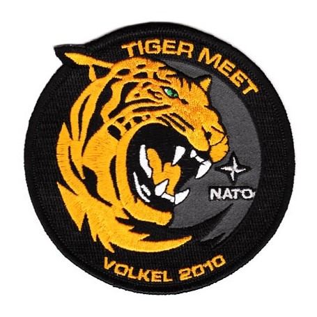 patch brodé Tiger 2010 1/12 Cambrai, Volkel, NATO