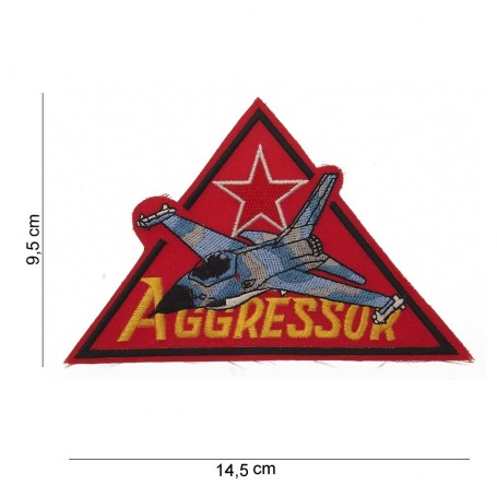 Embroidered patch - agresser