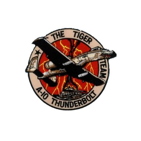 A-10 Thunderbolt The tiger Team - Ecusson 12cm