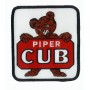 Piper Cub logo Teddy 9x10cm - Ecusson Brodé