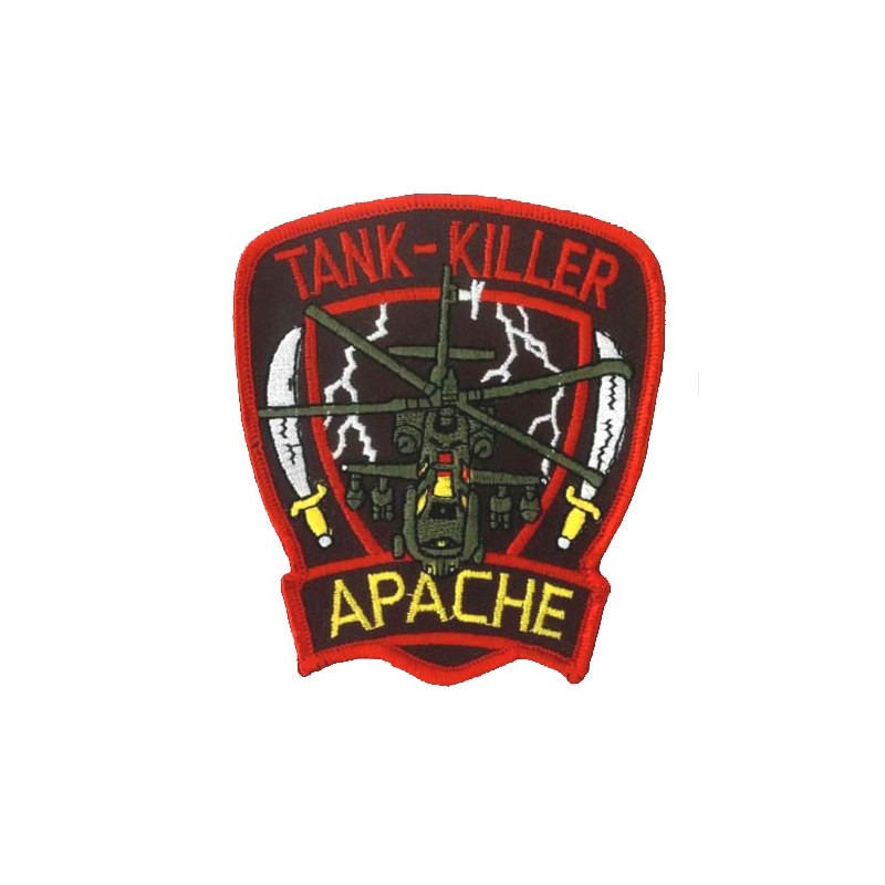 Embroidered patch Tank killer Apache Patche 10x8.5cm