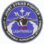 Embroidered patch - Joint Strike Fighter F-35  Lightning II - Patche 10cm
