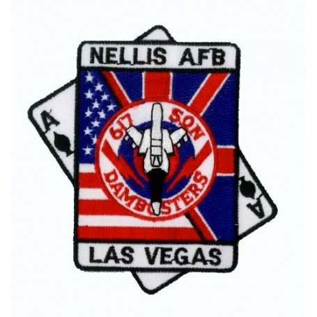 Escudo bordado - Nellis Las Vegas - Ecusson 10x9.5cm