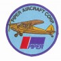 Piper J3 Aircraft - Ecusson 10cm