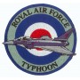 Royal Air Force Typhoon. Ecusson 10cm