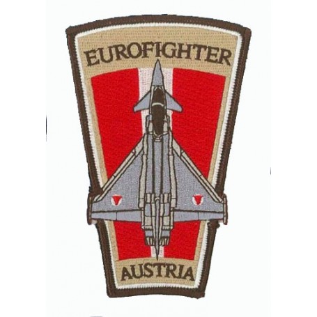 Eurofighter Autriche. Ecusson trapèze H12.5cm