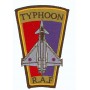 Typhoon  R.A.F. Ecusson trapèze H12.5cm