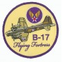 B-17 Flying Fortress - Ecusson 10cm