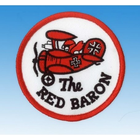 Escudo bordado - The red baron - Ecusson 7.5cm