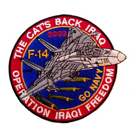 Cats back Irak F-14 - Ecusson