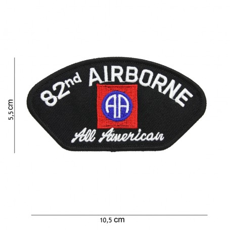 Embroidered patch - 82e Airborne red