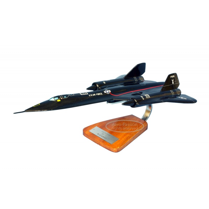 Modèle Miniature Avion SR-71 Blackbird En Alliage – Échelle 1:144, Finition Détaillée, Collection Ou Décoration