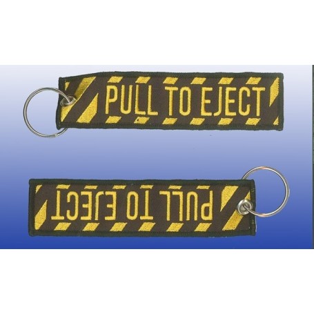 Porte-cl�s "Pull to eject" Keyring 130x30mm  PS45