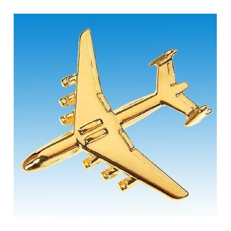 AN225 Avion 3D dor� 22k / pin's - DJH CC001-01