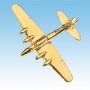 B17 Flying Fortress Avion 3D dor� 22k / pin's - DJH CC001-21