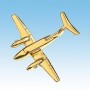Beech 200 Avion 3D dor� 22k / pin's - DJH CC001-26