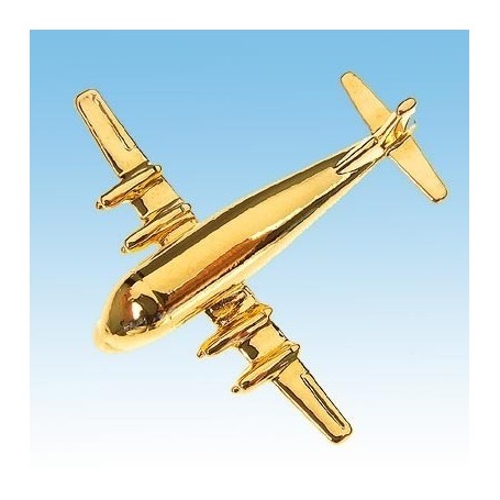 Guppy Avion 3D dor� 22k / pin's - DJH CC001-101