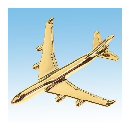 Boeing 747-400 Avion 3D dor� 22k / pin's - DJH CC001-38