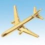 Boeing 757 Avion 3D dor� 22k / pin's - DJH CC001-39