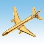 Boeing 767 Avion 3D dor� 22k / pin's - DJH CC001-019