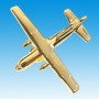 C-160 Transall  Avion 3D dor� 22k / pin's - DJH CC001-173