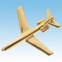 Caravelle Avion 3D dor� 22k / pin's - DJH CC001-49