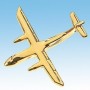 Dornier 328 Avion 3D dor� 22k / pin's - DJH CC001-028