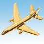 DC10 Avion 3D dor� 22k / pin's - DJH CC001-67