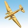 DC3 Avion 3D dor� 22k / pin's - DJH CC001-64