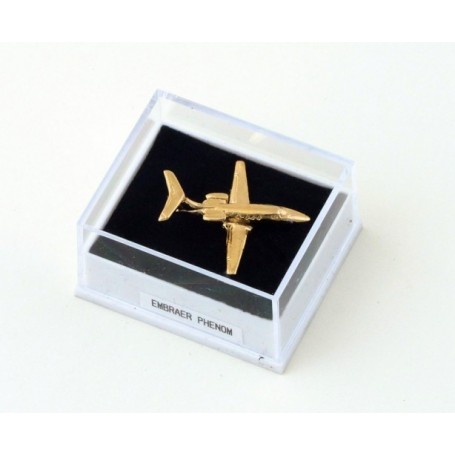 Embraer Phenom 3D golden 22k / pin's - DJH CC001-062