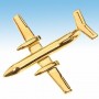 Brasilia Embraer 120 - Avion 3D dor� 22k / pin's - DJH CC001-020