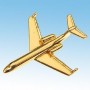 Gulfstream IV Avion 3D dor� 22k / pin's - DJH CC001-033