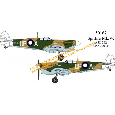 Spitfire Mk.Vc "Jen III" 9th Squadron, RAAF Stan Galton 1944 DW50167