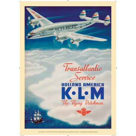 KLM Transatlantic Service-Holland America, Paul Erkelens 1946 MAFK03