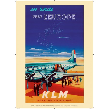 KLM en route vers l'Europe, 1950 MAFK04