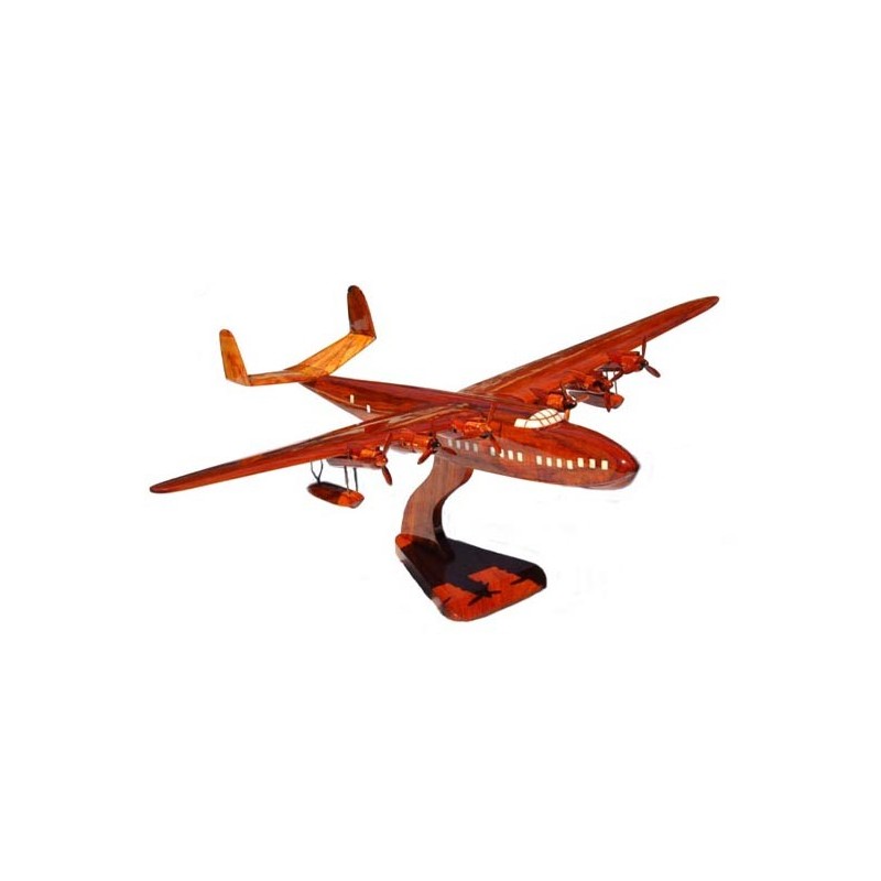 Maquette avion bois naturel 63 pièces