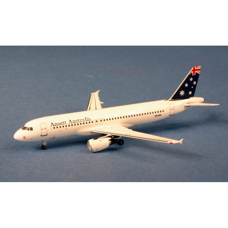 metal plane model - Ansett Australia Airbus A320-211 VH-HYC flag ...