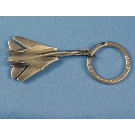 F14 Tomcat Porte Clef - Key ring pewter 3D finition �tain - DJH CC010-15