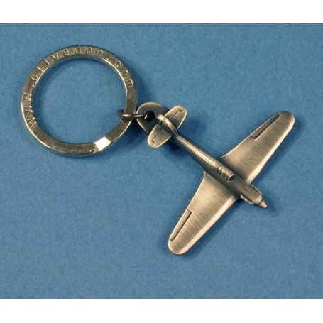 Hurricane Porte Clef - Key ring pewter 3D finition �tain - DJH CC010-26
