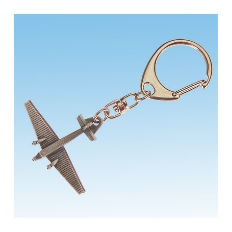 Junker JU52 Porte Clef - Key ring pewter 3D finition �tain - DJH CC010-28