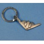 B2 Porte Clef - Key ring pewter 3D finition �tain - DJH CC010-3